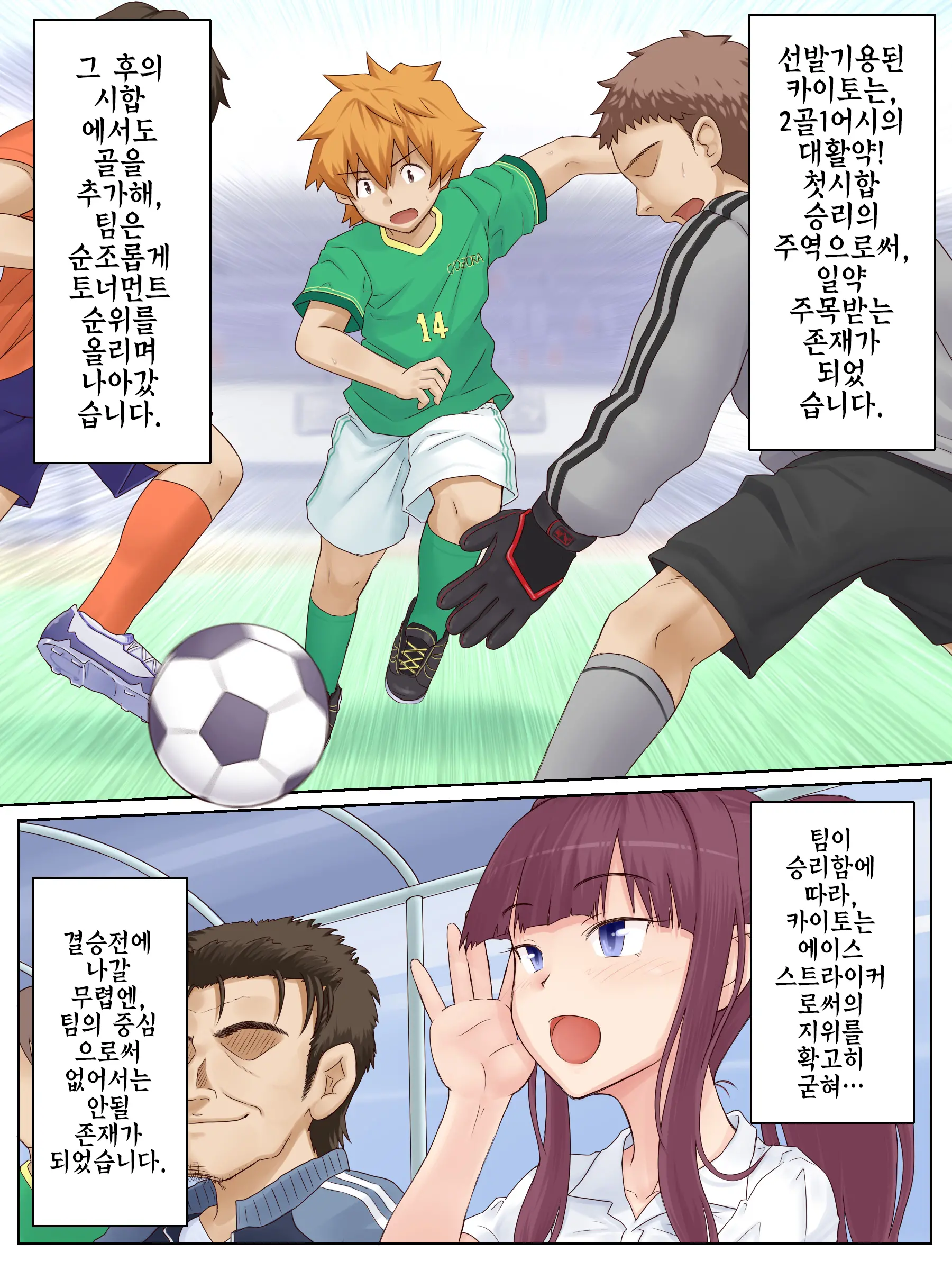 Osananajimi Manager Ga, Kedamono Kantoku Ni Mainichi Namahame Nakadashi Sareteta Nante!! | 소꿉친구 매니저가, 짐승감독에게 매일 생질 당하고 있었다니!!